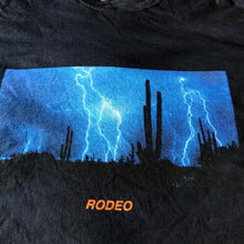 Load image into Gallery viewer, 2015 Rodeo Lightning Tee Black