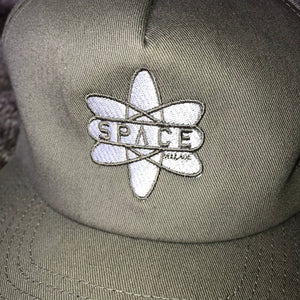 Space Village Embroidered Logo Hat (Grey)