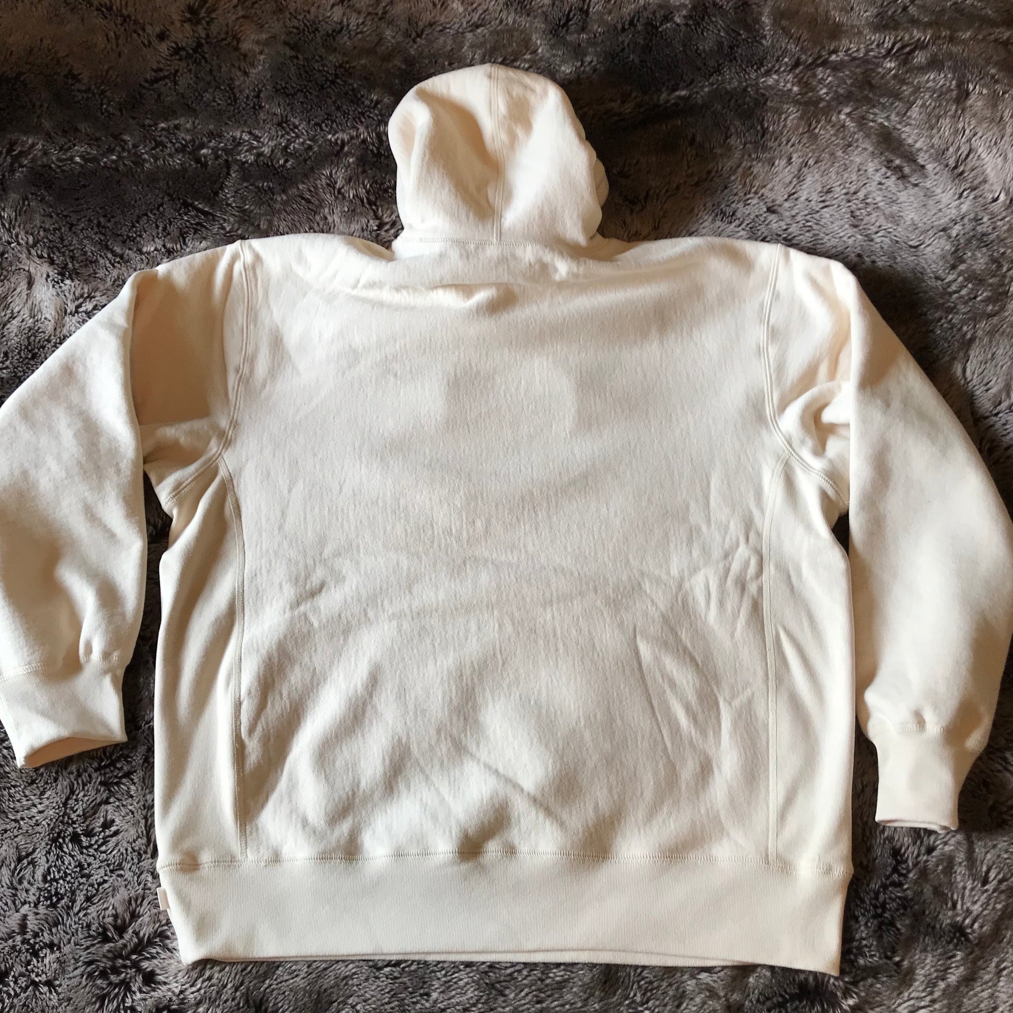 Supreme Hoodie Cross Box Logo Natural F/W 20