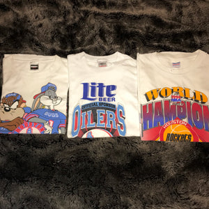 Houston Oilers 1993 Looney Tunes Tee